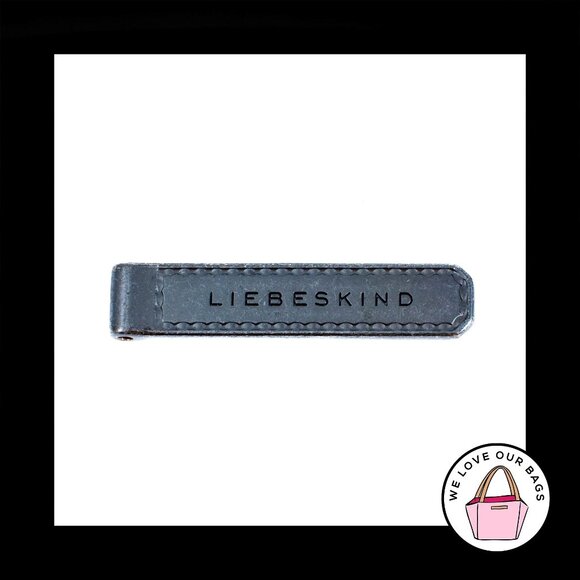 Liebeskind Accessories - LIEBESKIND ZIPPER PULL Gunmetal Gray Black Strap for Purse Bag Wallet Wristlet